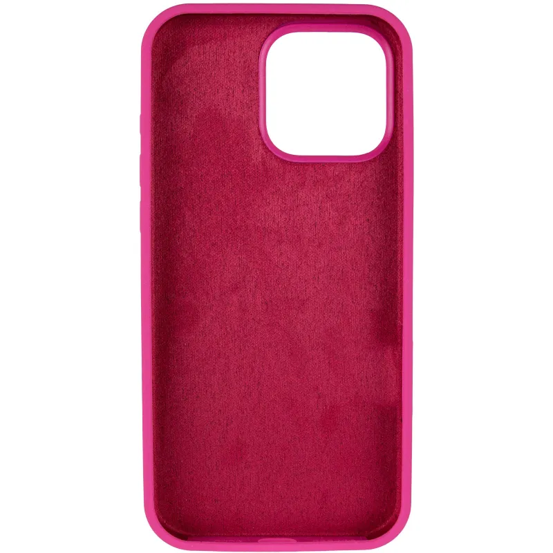 Чехол Silk Full Protective (AA) NO LOGO для Apple iPhone 16 Pro Max – Малиновый / Dragon Fruit. Фото 6 из 9