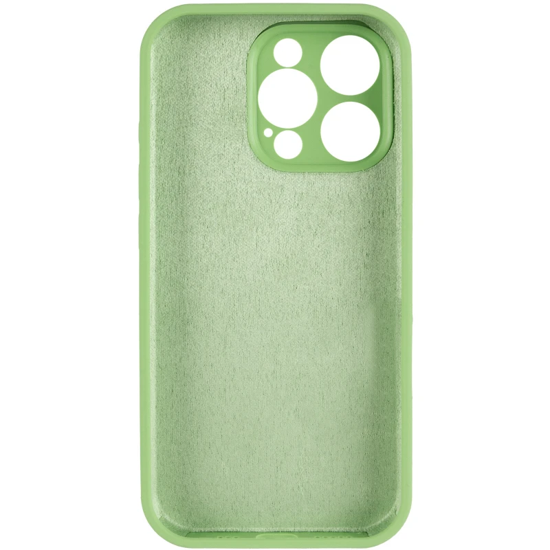 Чохол Silk Full Camera Protective (AA) NO LOGO для Apple iPhone 13 Pro (6.1") – М'ятний / Mint. Фото 13 з 14