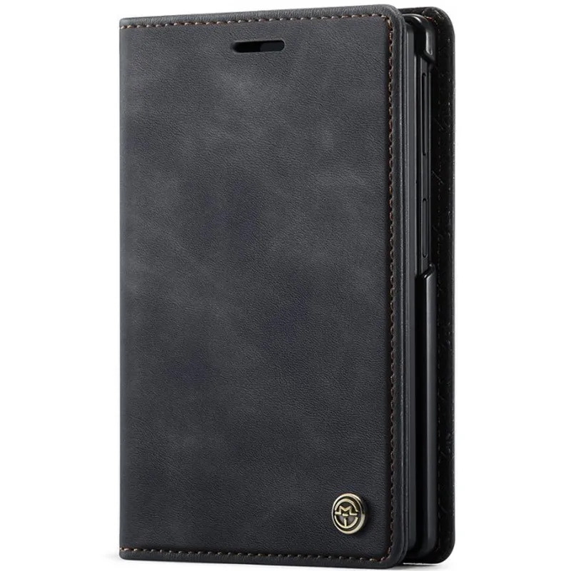 Шкіряний чохол-книжка CaseMe Velvet Matte для Samsung Galaxy Z Fold8 – Black. Фото 1 з 6