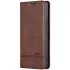 Шкіряний чохол-книжка AZNS Classic series для Samsung Galaxy S26 Ultra – Dark Brown. Фото 1 з 4