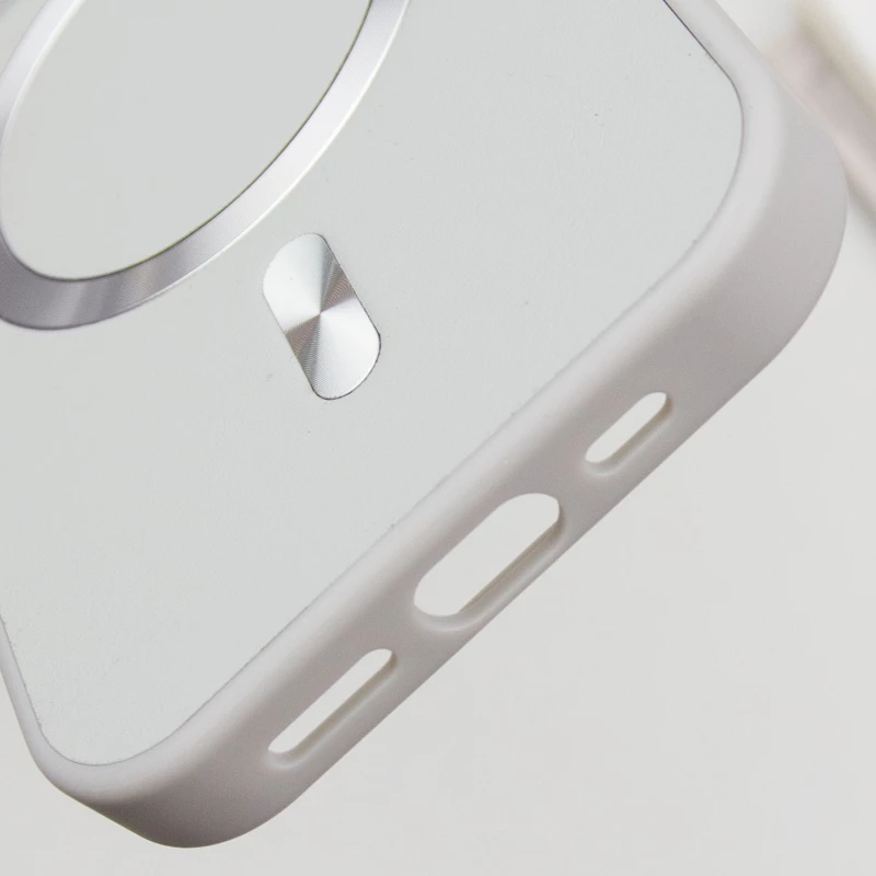 Шкіряний чохол з MagSafe на Apple iPhone 12 Pro Max (6.7") – Grey. Фото 9 з 9