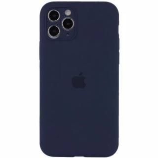 Чехол Silicone Case с защитой камеры для Apple iPhone 12 Pro Max (6.7") фото 1 из 7