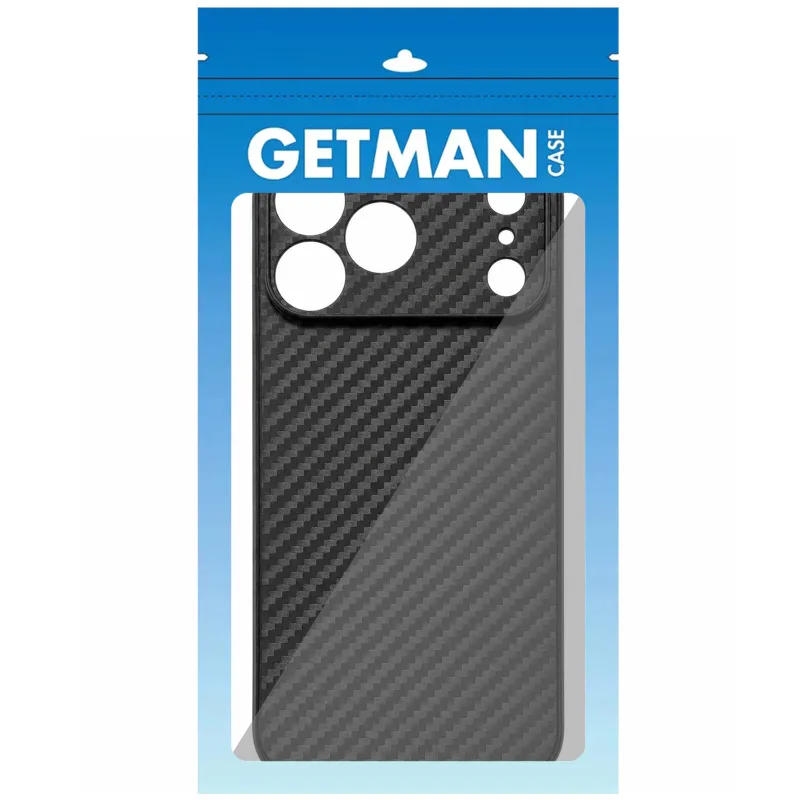 Чехол Getman Carbon Ultra Slim для Apple iPhone 18 Pro Max – Black. Фото 3 из 3