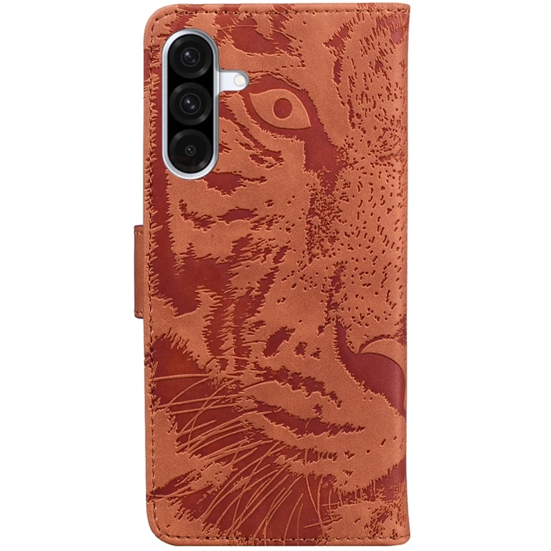 Шкіряний чохол-книжка Tiger для Samsung Galaxy A57 5G – Brown. Фото 2 з 7