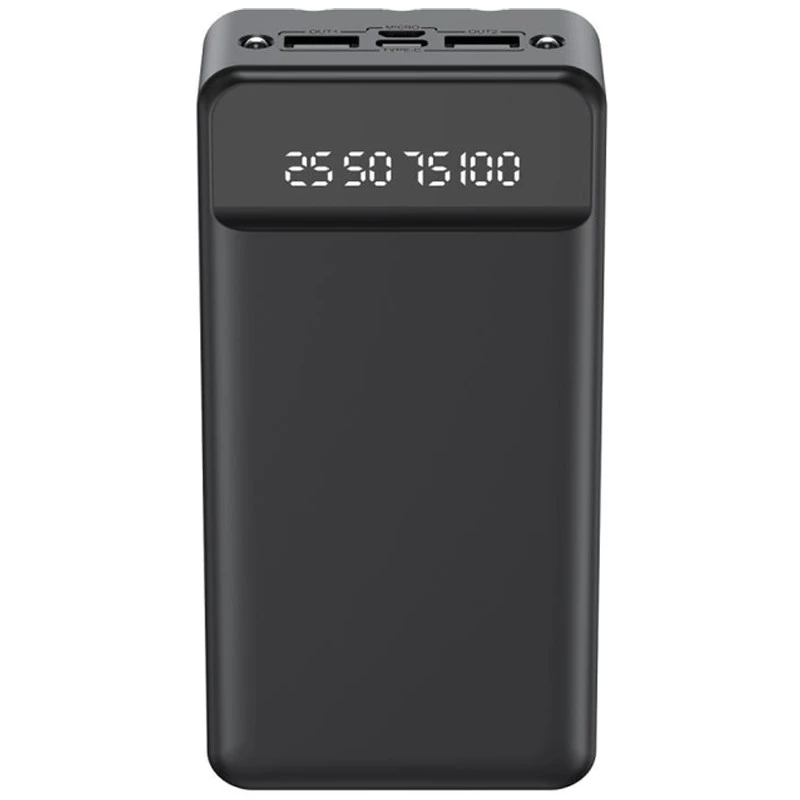 Портативний ЗП Power Bank XO PR164 with cable Micro/Type-C/Lightning 30000 mAh фото 1 з 1