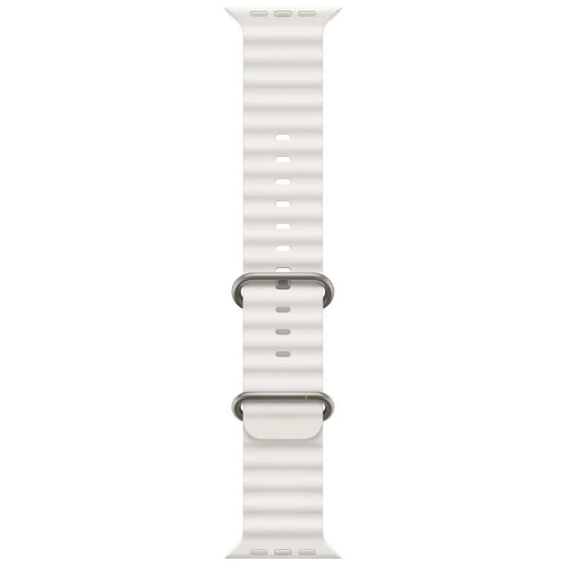 Ремінець Ocean Band для Apple watch 42mm/44mm/45mm/49mm – Білий / White. Фото 4 з 4