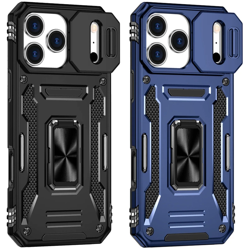 Ударостійкий чохол Square Ring зi шторкою на камеру на Apple iPhone 17 Pro Max (6.9") фото 1 з 1
