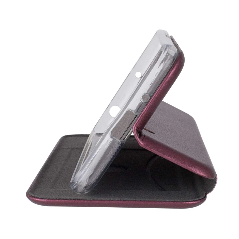 Чохол-книжка класичний на Xiaomi Redmi 6A – Бордовий. Фото 3 з 6