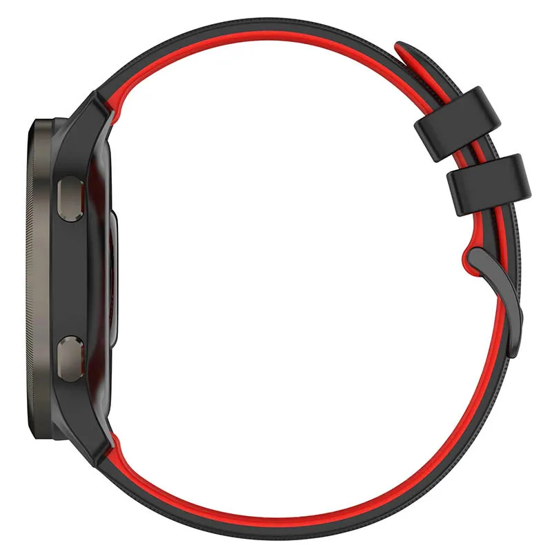 Ремінець Ribby для Smart Watch 20mm – Black / Red. Фото 5 з 6