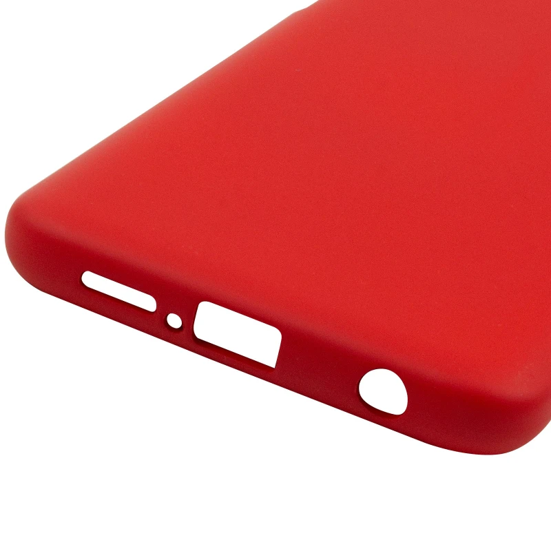 Цветной силиконовый чехол GETMAN с закрытой камерой на Xiaomi Redmi Note 9s / Note 9 Pro / Note 9 Pro Max – Красный / Red. Фото 8 из 8