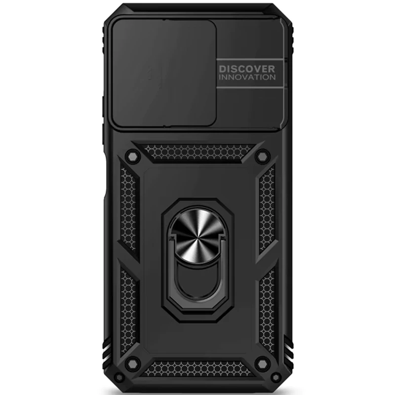 Удароміцний чохол Ummi Camshield Serge Ring (in box) для Xiaomi Redmi 15C (Global) – Чорний / Black. Фото 2 з 3