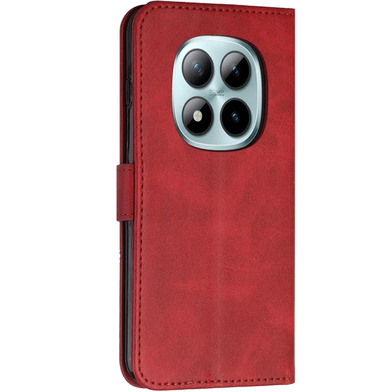 Шкіряний чохол-книжка Jet Cover для Xiaomi Redmi Note 15 Pro 4G – Red. Фото 4 з 6