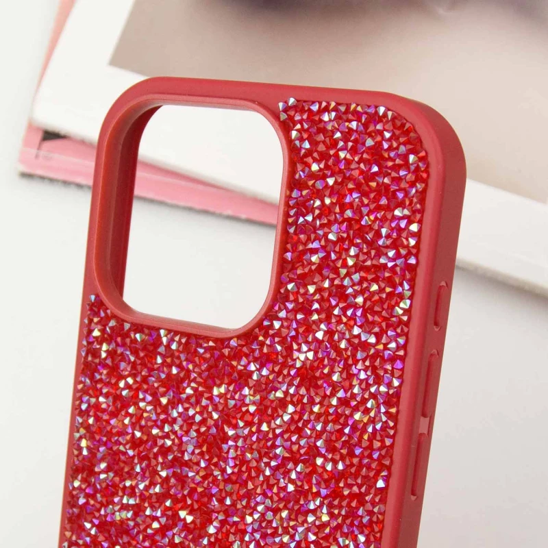 TPU чохол Bling World Rock Diamond на Apple iPhone 16 Pro – Червоний. Фото 8 з 9