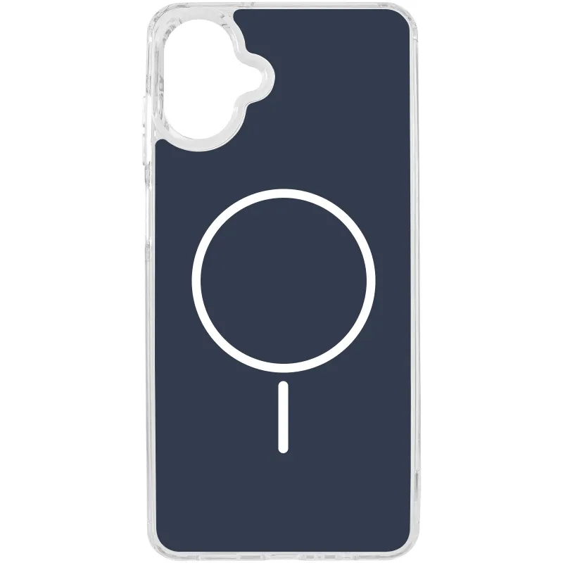 Чехол TPU+PC Nami with MagSafe для Samsung Galaxy A07 – Midnight Blue. Фото 3 из 6