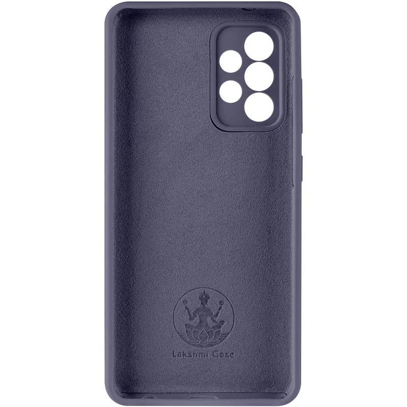 Чехол Silicone Case Lakshmi Premium з закритою камерою на Samsung Galaxy A52 4G / A52 5G – Темно-синий / Midnight blue. Фото 5 из 18