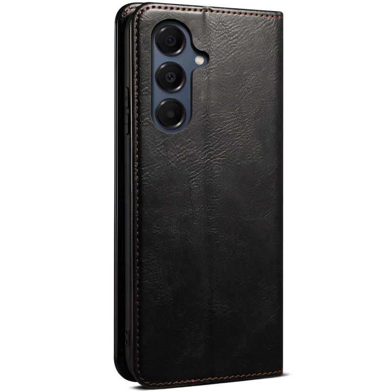 Шкіряний чохол-книжка Urban Leather series для Samsung Galaxy A26 5G – Black. Фото 3 з 4