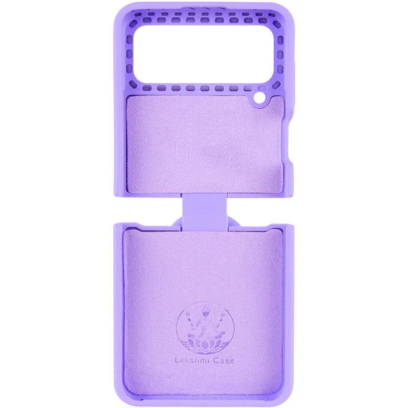 Чохол Foldables Silicone Cover Lakshmi (AAA) для Samsung Galaxy Z Flip4 – Бузковий / Dasheen. Фото 7 з 8