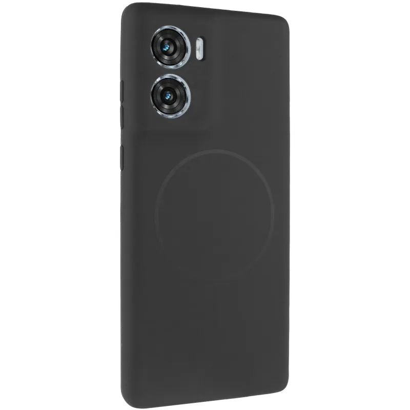 Чохол Silicone Cover Lakshmi Full Camera (AA) with Magnetic Fit для Motorola Moto G06 – Чорний / Black. Фото 1 з 5