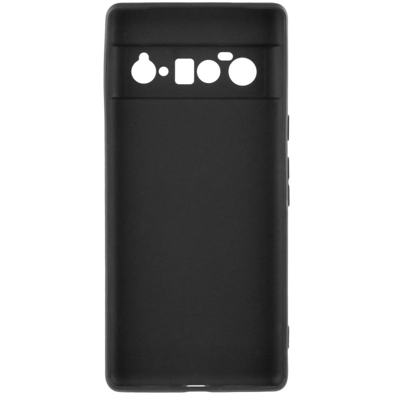 Чёрный силиконовый чехол Epik с защитой камеры для Google Pixel 6 Pro – Черный. Фото 4 из 7