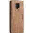 Кожаный чехол-книжка CaseMe Velvet Nubuck для Xiaomi Redmi Note 9s / Note 9 Pro / Note 9 Pro Max – Brown. Фото 4 из 5