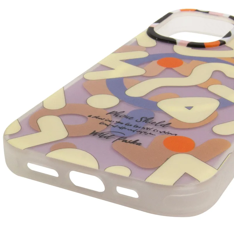 TPU чехол Pastel Chaos with MagSafe для Apple iPhone 17 (6.3") – Biege. Фото 6 из 6
