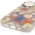 TPU чехол Pastel Chaos with MagSafe для Apple iPhone 17 (6.3") – Biege. Фото 6 из 6