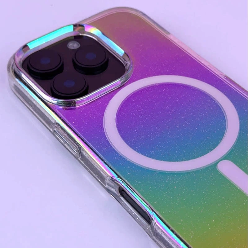 Чехол с блестками и MagSafe на Apple iPhone 16 Pro Max – Chroma+Glitter. Фото 6 из 9