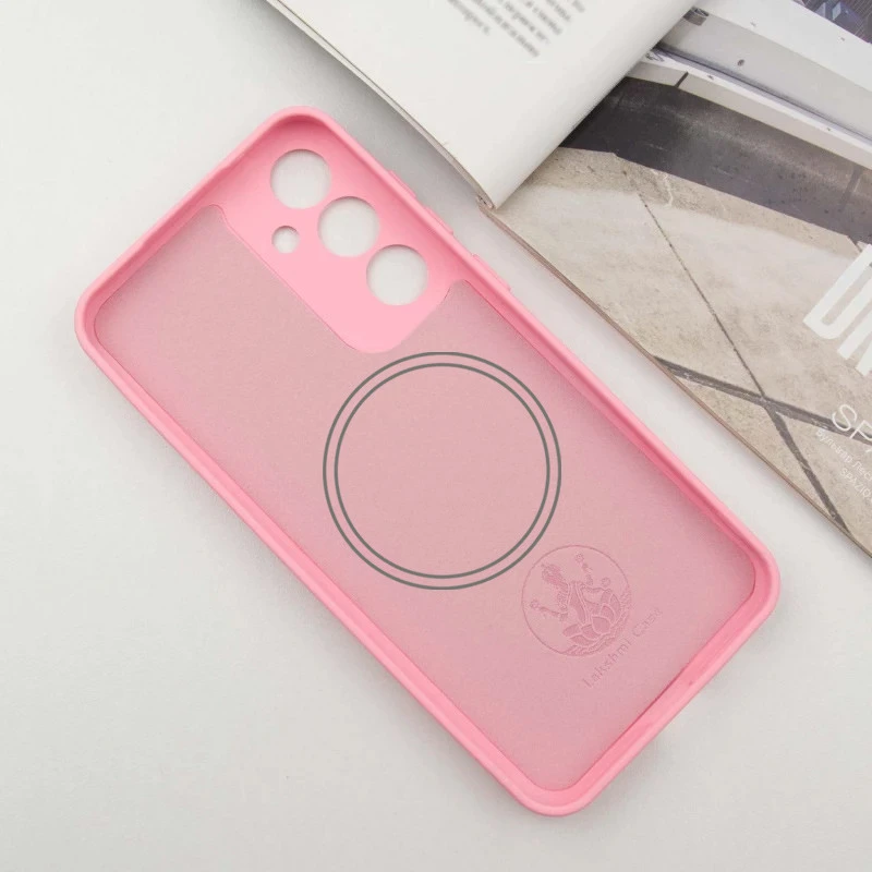 Чохол Silicone Cover Lakshmi Full Camera (AA) with Magnetic Fit для Samsung Galaxy S25 Edge – Рожевий / Light pink. Фото 5 з 6