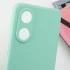 Цветной силиконовый чехол с защитой камеры для Oppo Reno 8T 4G – Зеленый / Menthol. Фото 7 из 8