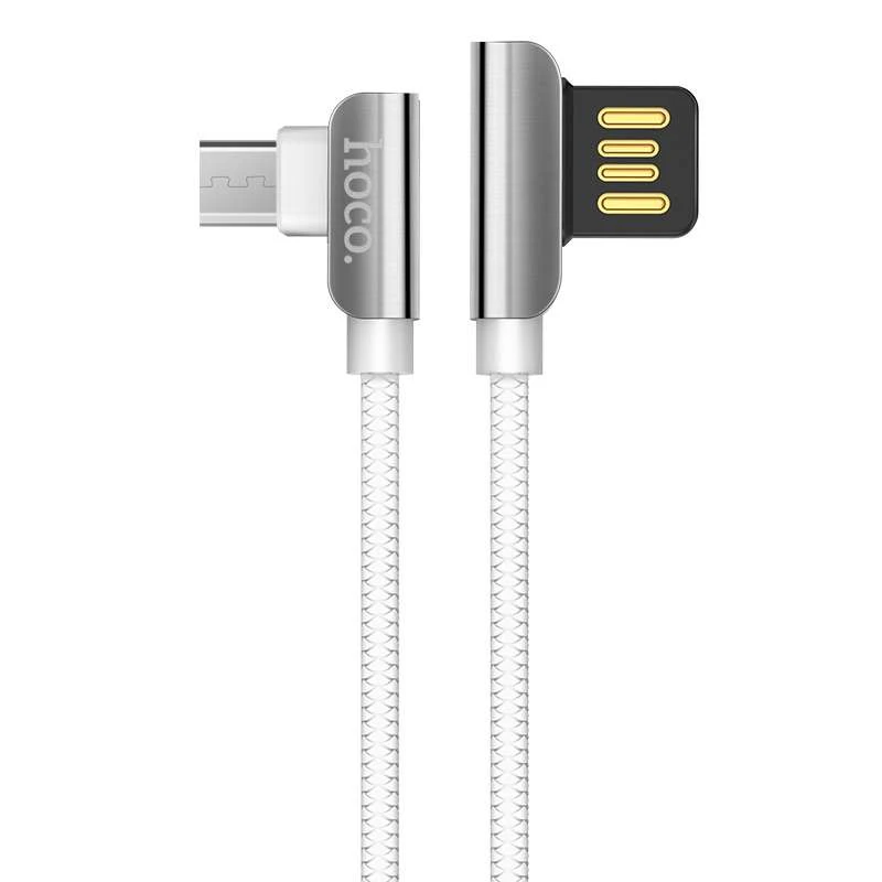 

Дата кабель Hoco U42 Exquisite Steel Micro USB Cable (1.2m) (Білий)