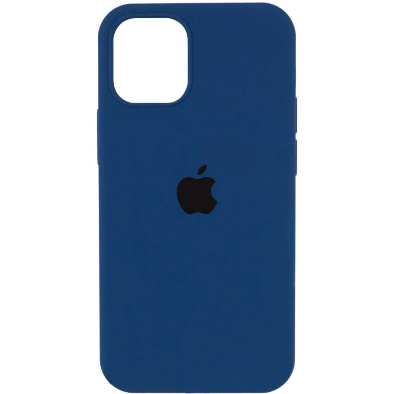 

Чохол Silicone Case з закритим низом на Apple iPhone 12 Pro Max (6.7") (Синій / Navy Blue)