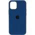 Чохол Silicone Case з закритим низом на Apple iPhone 14 Plus (6.7") – Синій / Navy Blue. Фото 1 з 3