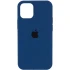 Чохол Silicone Case з закритим низом на Apple iPhone 17 Air (6.5") – Синій / Deep navy. Фото 1 з 1