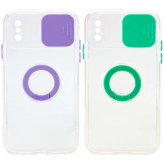 Силіконовий чохол ColorRing зі шторкою для камери на Apple iPhone XS Max (6.5") фото 1 Силіконовий чохол ColorRing зі шторкою для камери на Apple iPhone XS Max (6.5") фото 1 з 1
