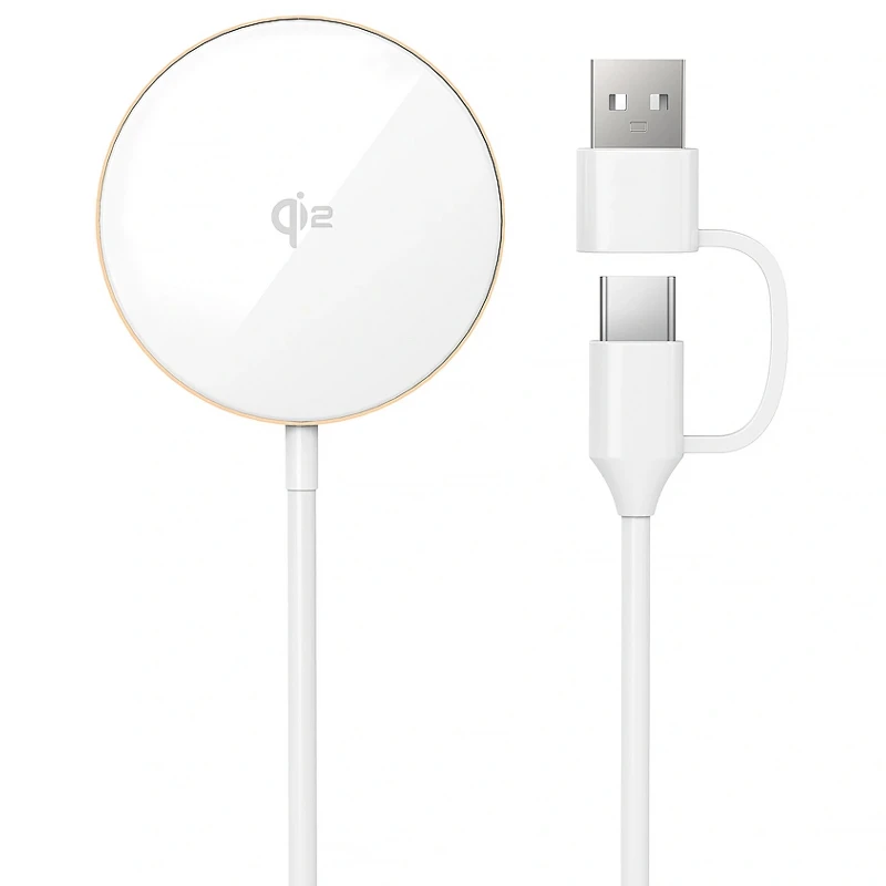 БЗП WIWU Wi-W029 MagCircle Qi2 15W – Gold. Фото 2 з 5