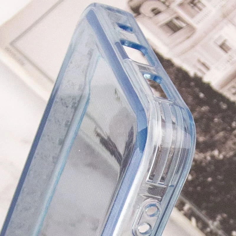 Силіконовий чохол з візерунком на Xiaomi Redmi 12C / Poco C55 – Блакитний. Фото 7 з 7