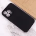 Чехол с защитой камеры Silicone Case для Apple iPhone 18 Pro Max – Черный / Black. Фото 3 из 3