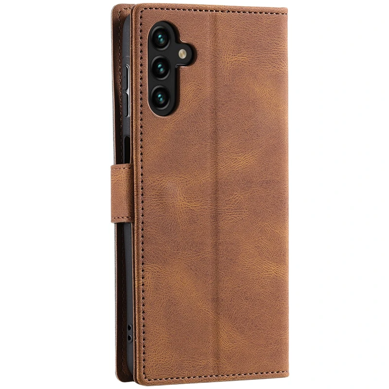Шкіряний чохол-книжка Maverick Cover для Samsung Galaxy A56 5G – Brown. Фото 2 з 5