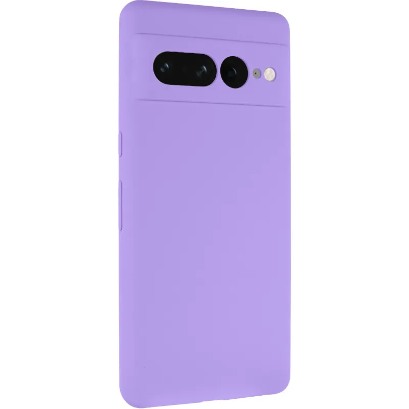 Чохол Silicone Case Lakshmi Premium із закритою камерою для Google Pixel 7 Pro – Бузковий / Dasheen. Фото 1 з 8