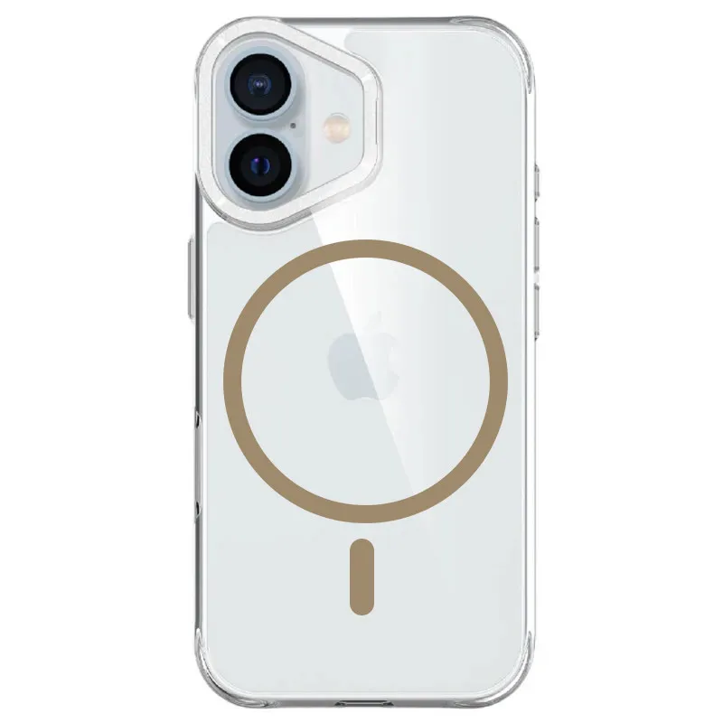 Чохол TPU Space Case Apex with Magnetic Fit для Apple iPhone 16 – Gold. Фото 3 з 6