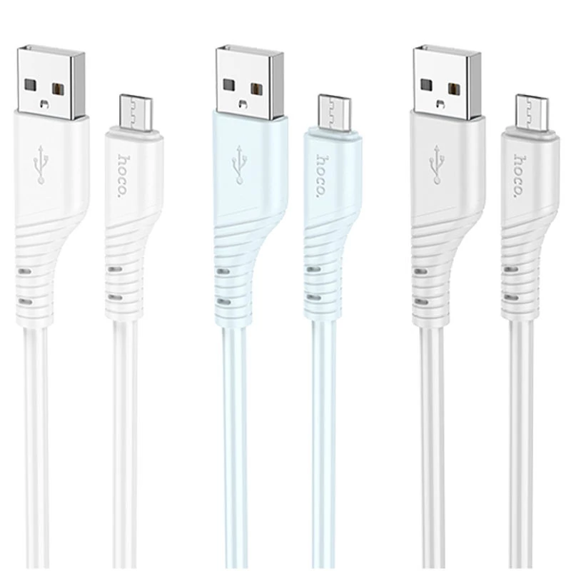 Дата кабель Hoco X97 Crystal color USB to MicroUSB (1m) фото 1 з 2