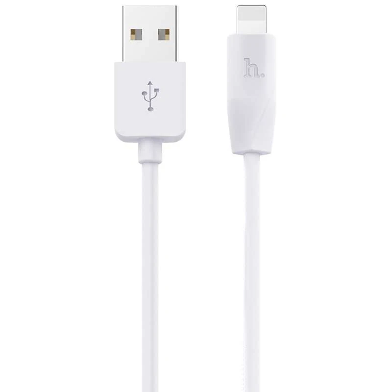 

Дата кабель Hoco X1 Rapid USB to Lightning (1m) (Белый), Білий