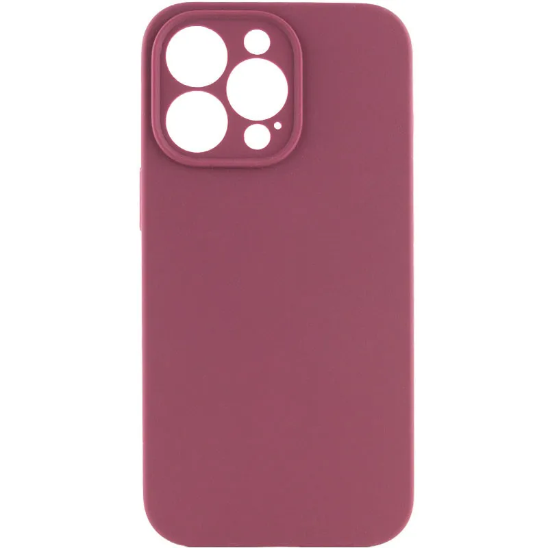 Чехол Silk Full Protective (AA) NO LOGO для Apple iPhone 16 Pro Max – Бордовый / Plum. Фото 1 из 12