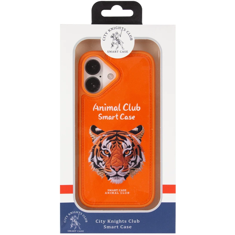 TPU+PC чехол Animal Club для Apple iPhone 17 (6.3") – Hermes Orange. Фото 7 из 7