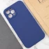Чехол с защитой камеры Silicone Case для Apple iPhone 12 Pro Max (6.7") – Синий / Deep navy. Фото 5 из 6
