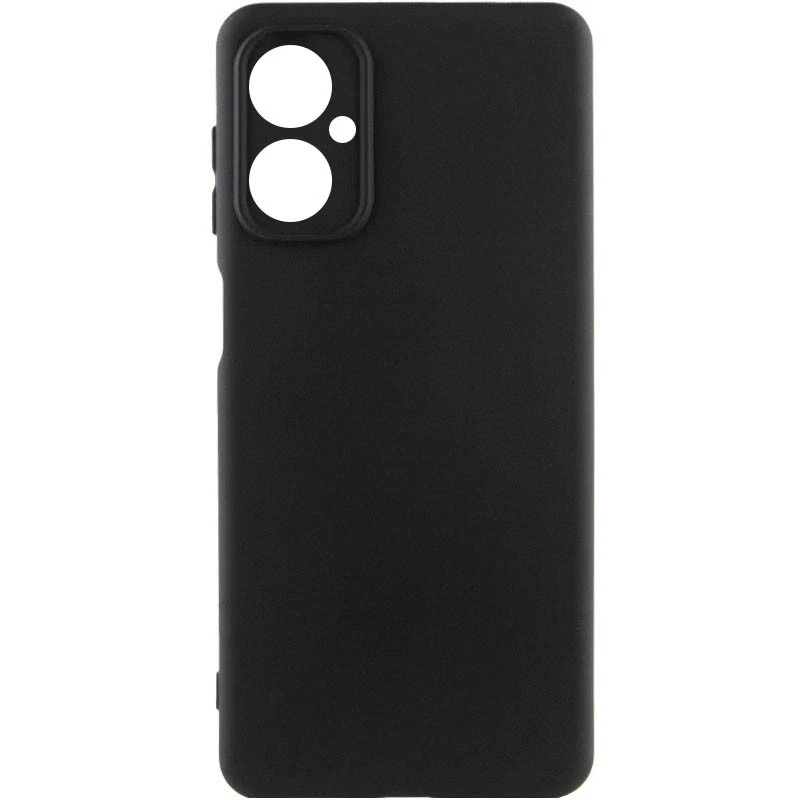 Чохол Silicone Cover Ummi Lakshmi Full Camera (AA) для Motorola Moto G55 – Чорний / Black. Фото 1 з 2