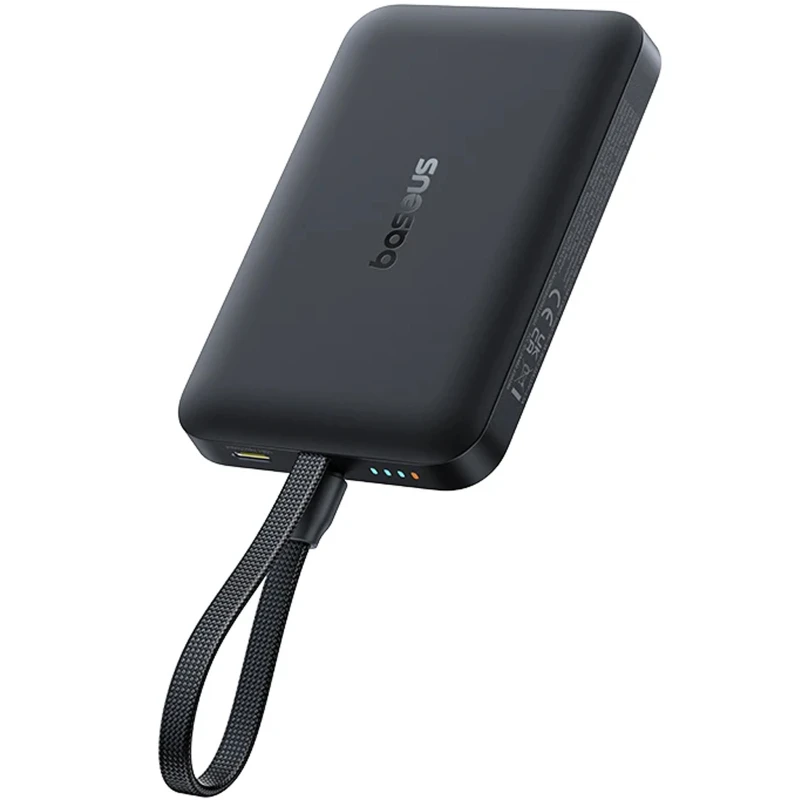 Портативное ЗУ Power Bank Baseus EnerFill FM11 30W с БЗУ with cable 10000mAh (E00289) – Cosmic Black. Фото 2 из 3
