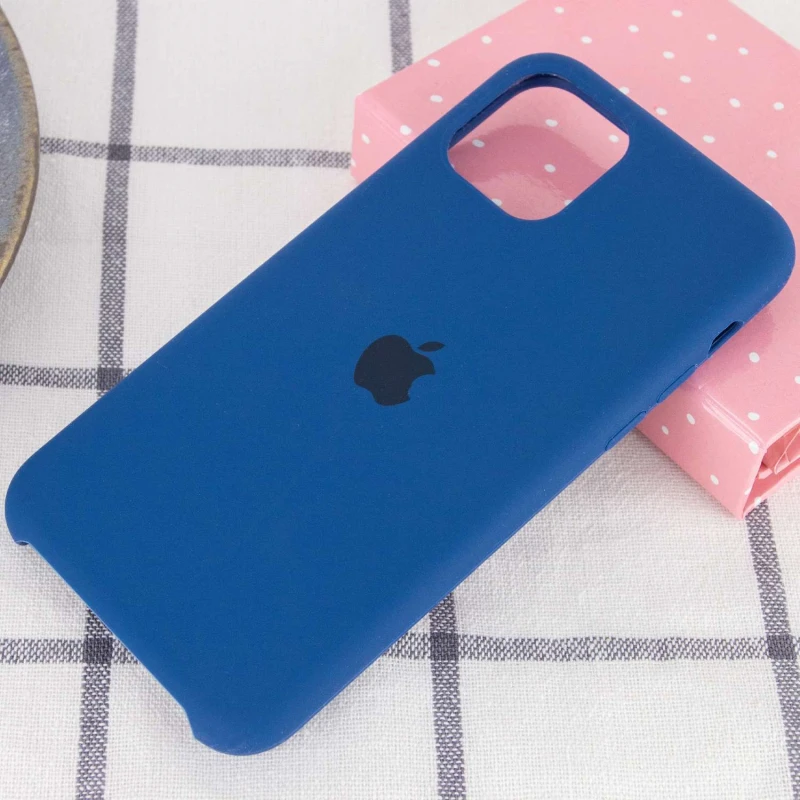 Чохол Silicone Case на Apple iPhone 11 Pro (5.8") – Синій / Navy Blue. Фото 2 з 3