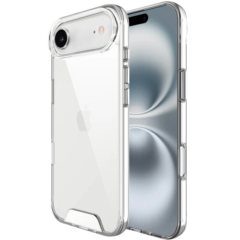 Силіконовий чохол Space Case на Apple iPhone 17 Air (6.5") – Прозорий. Фото 6 з 14