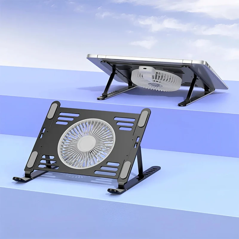 Підставка для ноутбуку/планшета Hoco DH22 Active Cooling – Black. Фото 3 з 5